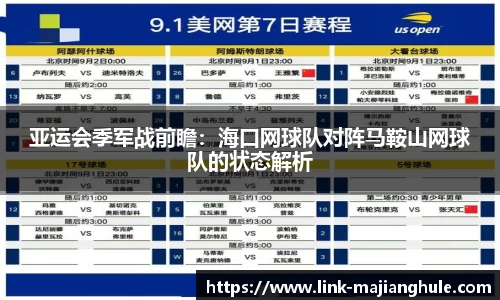 亚运会季军战前瞻：海口网球队对阵马鞍山网球队的状态解析